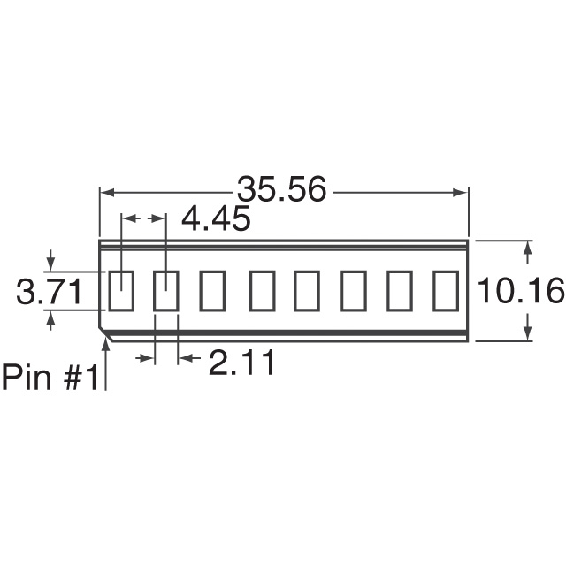 HCMS-2912 Broadcom Limited  Modules d'affichage - Matrice de points et cluster LED